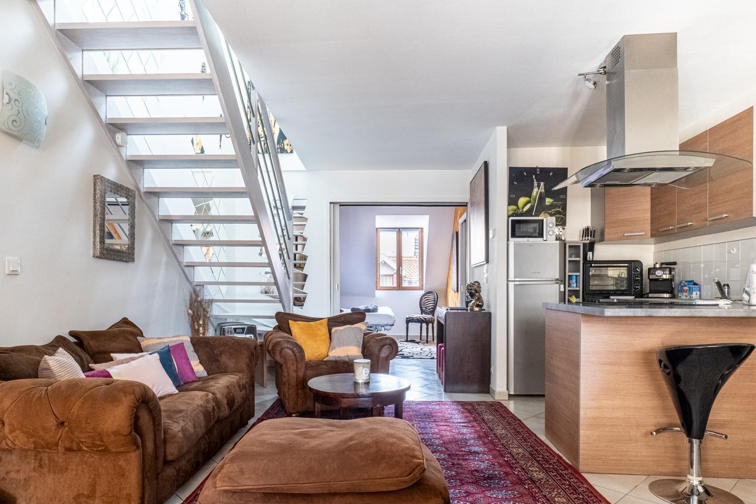 Carnot Duplex, Spacieux 3 Pieces Avec 2 Chambres Sur Les Rue Pietonnes Annecy Dış mekan fotoğraf