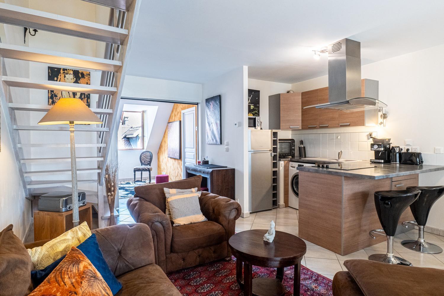 Carnot Duplex, Spacieux 3 Pieces Avec 2 Chambres Sur Les Rue Pietonnes Annecy Dış mekan fotoğraf